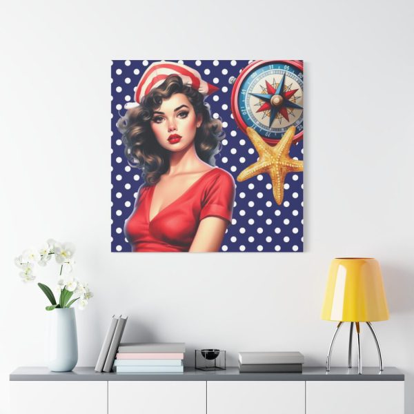 101419-72.jpg Nautical Pinup Girl II Standard Canvas