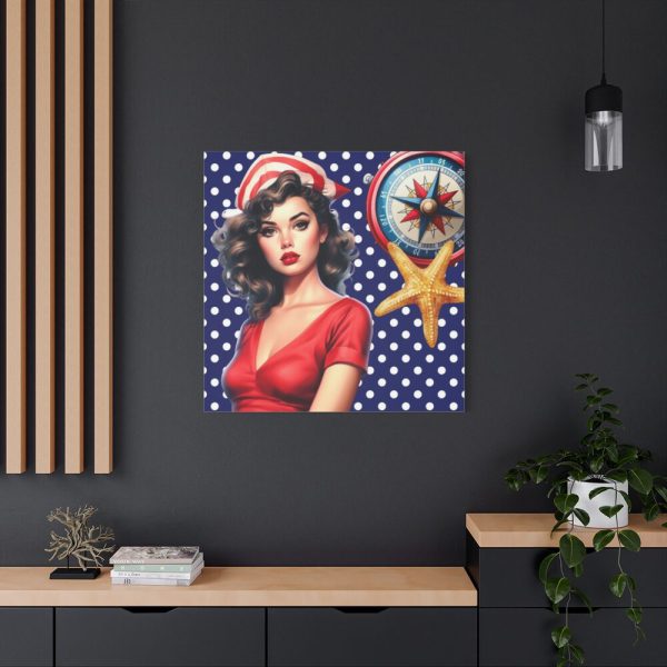 101419-73.jpg Nautical Pinup Girl II Standard Canvas