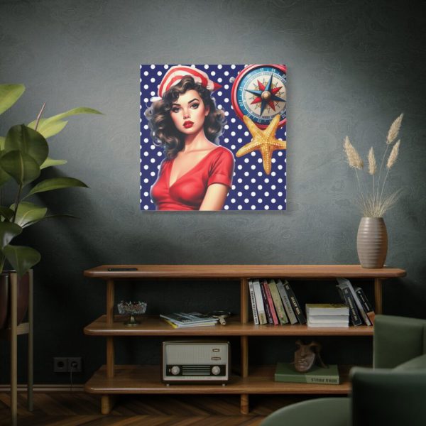 101419-74.jpg Nautical Pinup Girl II Standard Canvas