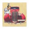 101419-76.jpg Car And Woman Vintage Standard Canvas