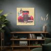 101419-79.jpg Car And Woman Vintage Standard Canvas