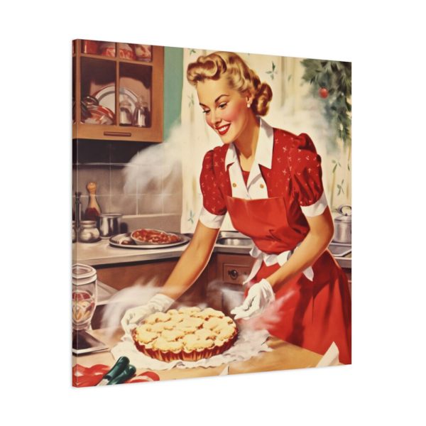 101419-80.jpg Christmas Woman From 1950 Standard Canvas