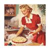 101419-81.jpg Christmas Woman From 1950 Standard Canvas