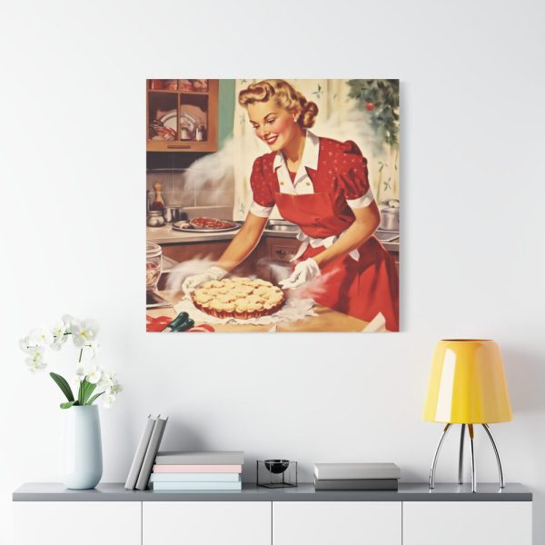 101419-82.jpg Christmas Woman From 1950 Standard Canvas