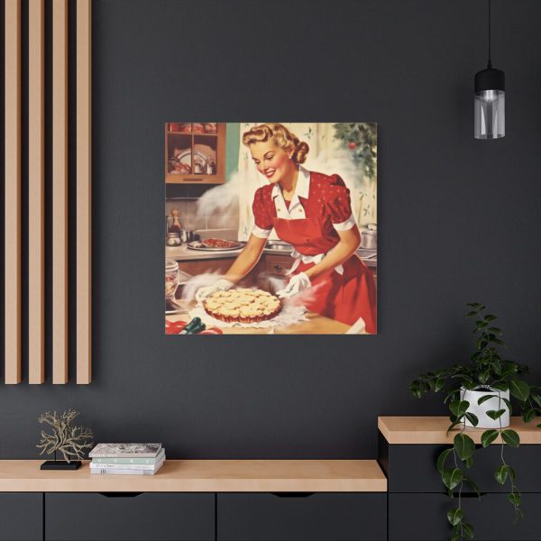 101419-83.jpg Christmas Woman From 1950 Standard Canvas