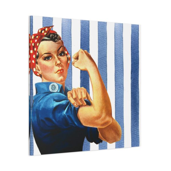 101419-85.jpg Retro Woman We Can Do It Standard Canvas