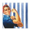 101419-86.jpg Retro Woman We Can Do It Standard Canvas