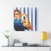 101419-87.jpg Retro Woman We Can Do It Standard Canvas