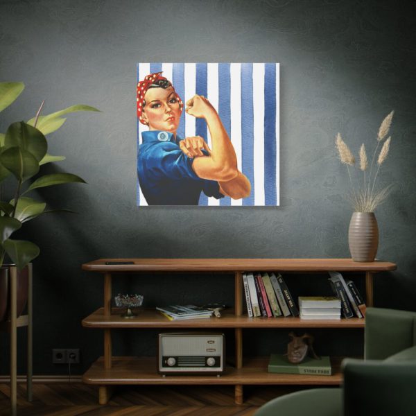 101419-89.jpg Retro Woman We Can Do It Standard Canvas