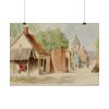 101841-1.jpg Rue du Puits Sale, St. Valery by Miner Kilbourne Kellogg Poster