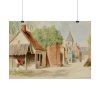 101842-1.jpg Rue du Puits Sale, St. Valery by Miner Kilbourne Kellogg Poster