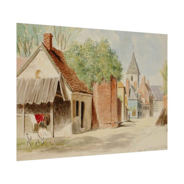 101849-2.jpg Rue du Puits Sale, St. Valery by Miner Kilbourne Kellogg Poster