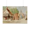 101850-1.jpg Rue du Puits Sale, St. Valery by Miner Kilbourne Kellogg Poster