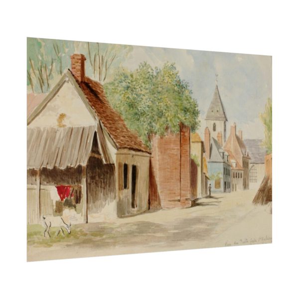 101850-2.jpg Rue du Puits Sale, St. Valery by Miner Kilbourne Kellogg Poster