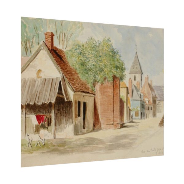 101853-2.jpg Rue du Puits Sale, St. Valery by Miner Kilbourne Kellogg Poster