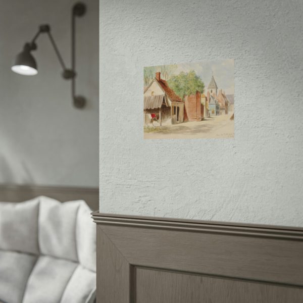 101853-4.jpg Rue du Puits Sale, St. Valery by Miner Kilbourne Kellogg Poster