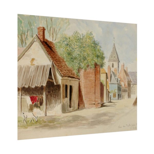101854-2.jpg Rue du Puits Sale, St. Valery by Miner Kilbourne Kellogg Poster