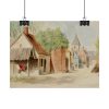 101858-1.jpg Rue du Puits Sale, St. Valery by Miner Kilbourne Kellogg Poster