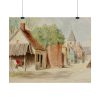 101866-1.jpg Rue du Puits Sale, St. Valery by Miner Kilbourne Kellogg Poster