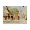 101867-1.jpg Rue du Puits Sale, St. Valery by Miner Kilbourne Kellogg Poster