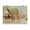 101869-1.jpg Rue du Puits Sale, St. Valery by Miner Kilbourne Kellogg Poster