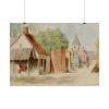 101871-1.jpg Rue du Puits Sale, St. Valery by Miner Kilbourne Kellogg Poster