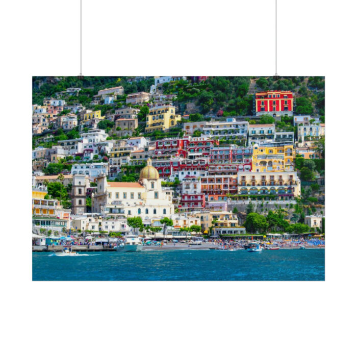 Positano Coast in Italy Poster - Image 12