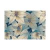 101875-100.jpg Blue Floral Pattern Poster