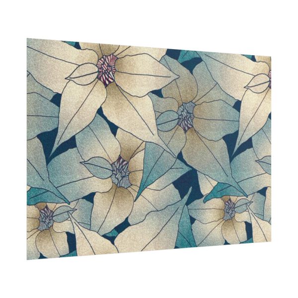 101875-102.jpg Blue Floral Pattern Poster