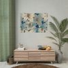 101875-103.jpg Blue Floral Pattern Poster