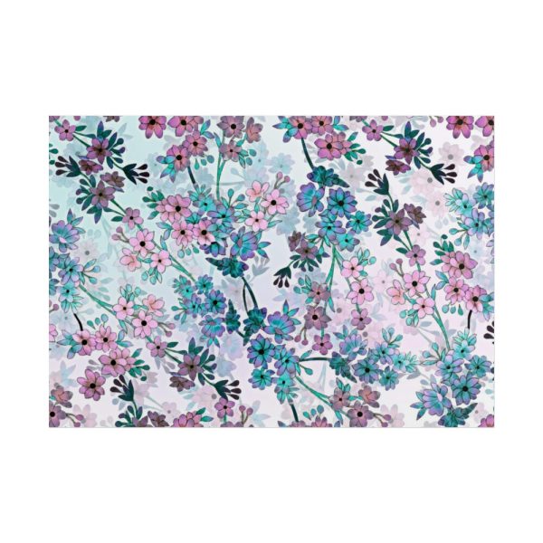 101875-105.jpg Pinkish Floral Pattern Poster