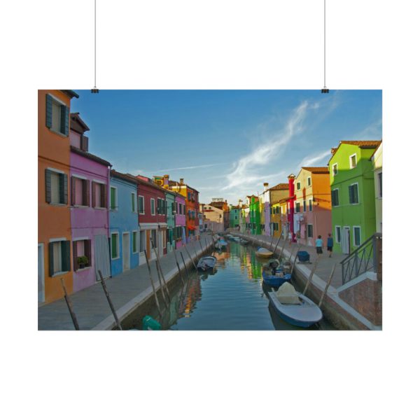 101875-11.jpg Free Case Colorate Burano in Venice Poster