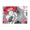 101875-111.jpg Large Poppy Flower Heads Poster