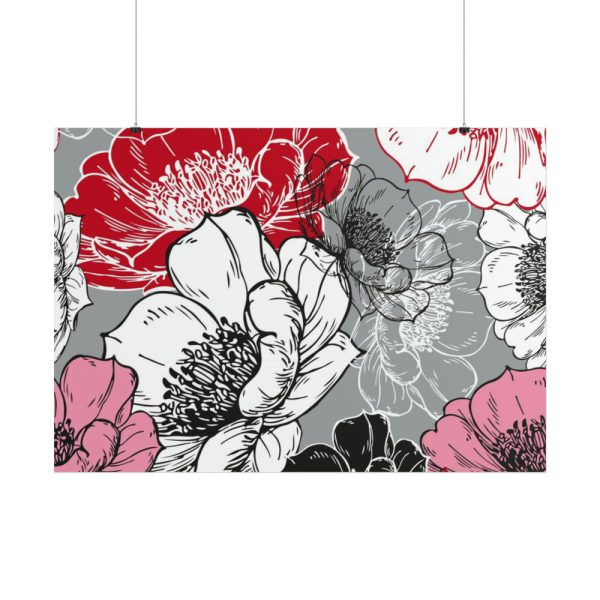 101875-111.jpg Large Poppy Flower Heads Poster