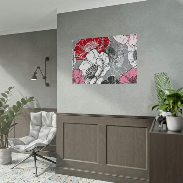 101875-114.jpg Large Poppy Flower Heads Poster