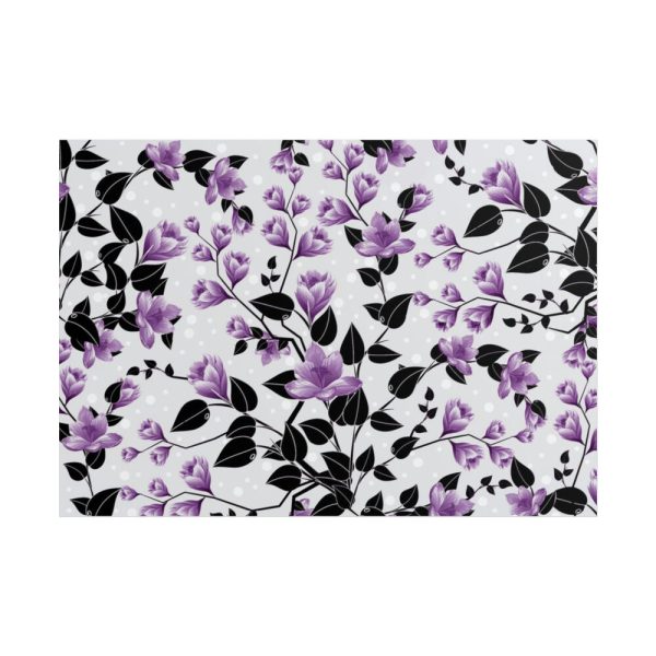 101875-115.jpg Purple Floral Pattern Poster