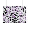 101875-116.jpg Purple Floral Pattern Poster