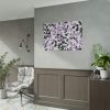 101875-119.jpg Purple Floral Pattern Poster
