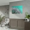 101875-139.jpg Water Droplets Dandelion Seeds Poster