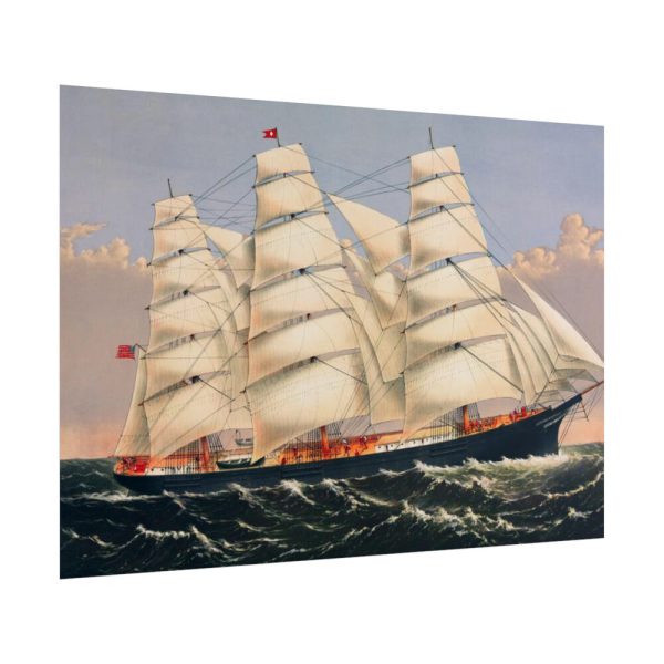 101875-182.jpg Clipper Ship Three Brothers Poster