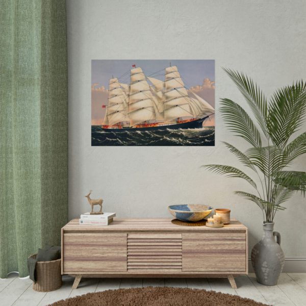 101875-183.jpg Clipper Ship Three Brothers Poster