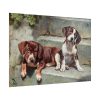 101875-222.jpg Dogs Puppies Vintage Old Poster