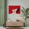 101875-233.jpg Woman In Red Hat Poster