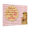 101875-312.jpg Glamorous Retro Woman With Humourous Sign Poster