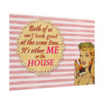 Glamorous Retro Woman With Humourous Sign Poster - Image 13