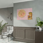 Glamorous Retro Woman With Humourous Sign Poster - Image 15