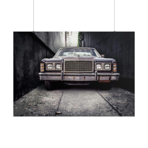 101875-326.jpg Car Vintage Parking Narrow Poster