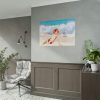 Pin-up Girl Beach Beauty Poster