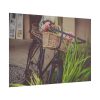 101875-352.jpg Flowers on Bicycle Poster