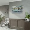 Vintage Car and House Poster